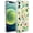 Stained Glass Flower, variant on Case for iPhone 12 Mini Case Clear with Design Slim Protective Soft TPU Bumper Embossed Flroal Pattern 5.4 Inch (Stained Glass Flower)