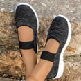 thumbnail image 6 of Wensltd Women Solid Color Mary Jane Shoes Elastic Strap Comfy Casual Walking Shoes Lightweight for Daily Wear, 6 of 9