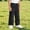 Black, variant on Girls Casual Pants Summer Thin Lightweight Double Layer Gauze Home Wear Slacks Solid Color Soft Breathable Loose Fit Kids Long Trousers