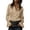 02#Champagne, variant on Satin Blouses for Women Casual Long Sleeve Button Down Silk Shirts Dressy Business Work Tunic Top Brown L