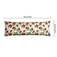 thumbnail image 6 of Strawberry Body Pillow Cover - Soft & Breathable, Hidden Zipper, 20"x54", Kawaii Strawberry & Floral Print - Perfect Gift for Strawberry Lovers, Side Sleepers, Pregnancy Support & Sweet Home Decor, 6 of 7