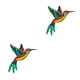 thumbnail image 2 of Inteprter Colibrí de hierro que cuelga la decoración del hogar Apariencia vívida Pájaros Jardín al aire libre Type1 NO1, 2 of 6