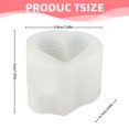 thumbnail image 3 of Clearance DIY Silicone Mould under $5,3D Love Heart Candle Resin For Candle Making Silicone Clear Texture Candle Silicone Baking, 3 of 9