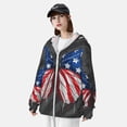 thumbnail image 3 of Lsque Butterfly With USA Flag UPF 50+ Lightweight Sun Protection Men's Women's Long Sleeve Shirt, Hoodie Performance -X-Large, 3 of 9