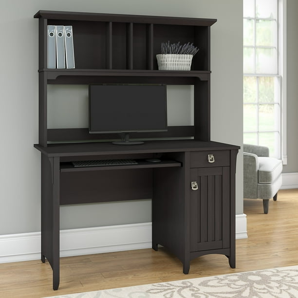 Bush Furniture Salinas Mission Style Desk With Hutch Walmart Com Walmart Com