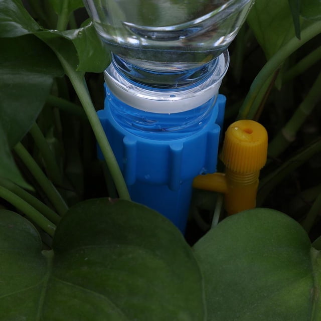 Sistema de riego por goteo automático Pico de riego automático para plantas 6 piezas azul Sywqhk Libre de BPA