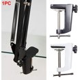 thumbnail image 5 of Soporte de brazo de micrófono con abrazadera en C con tornillo de posicionamiento ajustable, abrazadera en C de aleación de copa de aleación con orificio de 1,2 cm de diámetro para lámpara de mesa (negro) esquí esquí Gafas de esquí, 5 of 5
