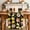 Black, variant on Summer Fruit Table Runner - 36 Inch Long Spring Botanical Lemon Peach Green Cotton and Linen Blended Dress Scarves Farmhouse Table Runner for Kitchen Dining, Coffee Table, 13" x 36"