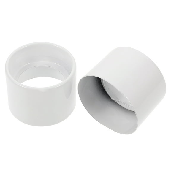 HEMOTON Iron Metal Ring for Lamp with 11/2 Inch Thread Diameter White Color for Medium Base Ceramic Sockets E27