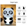 thumbnail image 4 of Lámpara Táctil De Panda De 1000Mah, Lámpara Led Con Sensor Táctil De Silicona Suave, Lámpara Panda Pat Con 2 Modos, Lámpara De Noche Para El Hogar Para Dormir De Bebé Junto A La Cama Vogacara HA019902-00, 4 of 7