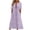 Purple, variant on Nmnitkp Summer Dresses for Women Casual V Neck Short Sleeve Button Maxi Dress Solid Color Eyelet Oversize Womens Dresses for Daily Wear S-3XL