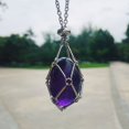 thumbnail image 5 of POINTERTECK Collier Porte-Pierre en Cristal Longueur Réglable Pendentif en Cristal Cordon de Collier Réglable Porte-Cristal pour Femmes Hommes, 5 of 5