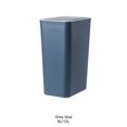 thumbnail image 4 of Transemion Trash Can With Lid For Wide Application Sturdy And Durable Plastic Waste Container Garbage Can Garbage Bin Waste Bin dusty blue G2531（12L）, 4 of 6