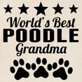 thumbnail image 2 of CafePress - World's Best Poodle Grandma Tote Bag - Unisex Canvas Tote Bag, Beige, 1-Piece, 2 of 6