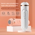 thumbnail image 3 of Graflsoa Ramasse-Pieds Électrique Portable avec 3 Têtes de Broyage, 2 Vitesses Réglables, Batterie 2200mAh, Charge Type-C, Rose, 3 of 6