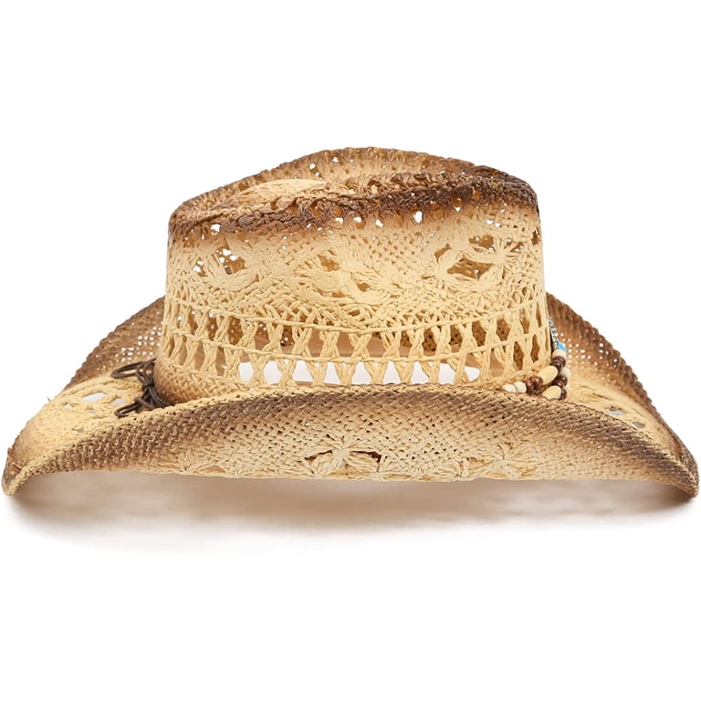 Straw Cowboy Hat for Women and Men with Shape-It Brim  display picture 1