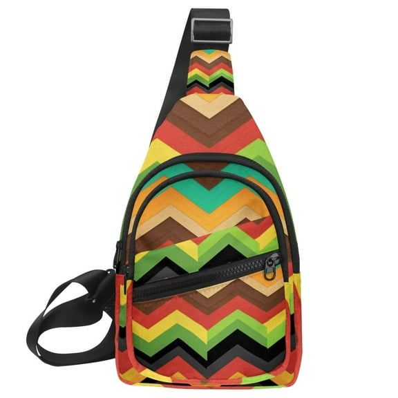 ERJLKXP Colorful Ripples Small Mens Women Crossbody Chest Bag, Travel Over Shoulder Sling Bag Backpack Men Side Bag,Daypack