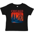 thumbnail image 3 of Inktastic Chicago City Skyline Silhouette Retro Boys or Girls Baby T-Shirt, 3 of 5