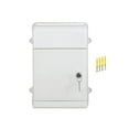 thumbnail image 3 of Guardoinrt Wall Mount Mailbox Back Hollow Locking Mailbox for Outdoor Outside White, 3 of 6