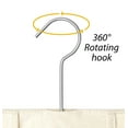 thumbnail image 6 of Whitmor Canvas Clothespin Bag Hanging Storage Organizer - Natural - Adult Use, 6 of 7