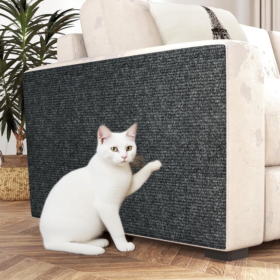 Self-Adhesive Cat Scratcher Pad 39.4x23.6" Anti-Scratch Furniture Protector for Wall & Door (2XL)
