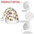 thumbnail image 4 of Balery Retro Steampunk Vehicle1 Pattern Santa Hat Christmas Hat Funny Christmas Hat Christmas Knitted Beanie Hat For Kids, 4 of 6