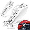 thumbnail image 1 of Benlari Deflectores de aire de marco medio cromado Deflector de escudos térmicos 2009-2024 Compatible para Harley Davidson Touring Street Glide Road Glide Electra Glide Road King Ultra Limited Tri Gli, 1 of 5