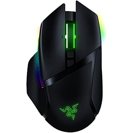 Razer Basilisk Ultimate Hyperspeed Wireless Gaming Mouse: Fastest Gaming Mouse Switch, 20K Dpi Optical Sensor, Chroma Rgb Lighting, 11 Programmable Buttons, 100 Hr Battery, Classic Black