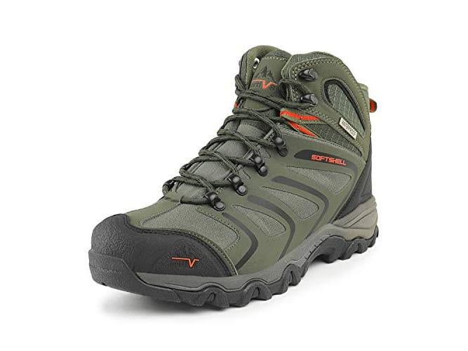 NORTIV 8 Mens Waterproof Hiking Boots Mid Ankle Hiker Mountaineering Trekking Work Boots 