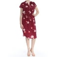 thumbnail image 3 of Ralph Lauren Womens Bolorma Sheath Dress, Red, 12, 3 of 4