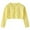 Yellow, variant on Dagugfen Toddler Baby Clothes Girls Cardigan Sweater Long Sleeve Button Hollow out Loose Fashion Comfy Cropped Outwear
