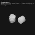 thumbnail image 4 of Uxcell 15Pcs Plastic Gears Plastic Worm Gears Model 662AA Reduction Gear for RC DIY Robot,White Module 0.5, 4 of 6