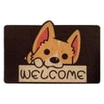 thumbnail image 1 of Alfombra de seda Alfombra de puerta de entrada 40X25CM PVC Alfombra absorbente de agua Alfombra de entrada para el hogar Respaldo antideslizante Diseño personalizable cortado a medida Patrón lindo, 1 of 1