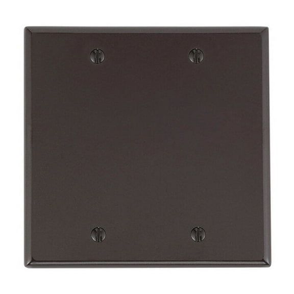 WALPLAT 2GANG/BLANK BR (Pack of 1)