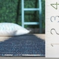 thumbnail image 5 of SAFAVIEH Courtyard Alexa Striped Indoor/Outdoor Area Rug, Beige/Navy, 8' x 11', 5 of 12