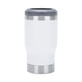 thumbnail image 1 of Enfriador de latas con aislamiento de doble pared de acero inoxidable de 420 ml para fiestas, gimnasios en casa Blanco, 1 of 9