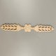 thumbnail image 3 of 4 piezas de calcomanías talladas en madera con diseño de flores de rayas huecas de 24,5 x 3,5 cm para esquinas, apliques para marcos de puertas, muebles, figuras talladas en madera, 3 of 8