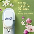 thumbnail image 4 of Febreze Plug In Air Freshener, Odor-Fighting Scented Oil Refill, Moring Spring Showers, 2 Refill, 4 of 15