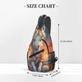thumbnail image 2 of Lsque Starry Sky Cute Horse Pattern Cross Chest Bag Diagonally – Premium Durable Front Chest Sling with Adjustable Padded Strap, High-Capacity Storage, 2 of 8
