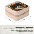 thumbnail image 2 of ZFLMY Animal Flowers Anna Flexible Jewelry Box for Necklaces Rings Pink, 2 of 5