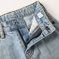 thumbnail image 6 of KIDSCOOL SPACE Big Boys Jeans,Elastic Band Inside Ripped Straight Line Denim Pants,Light Blue,9-10 Years, 6 of 6