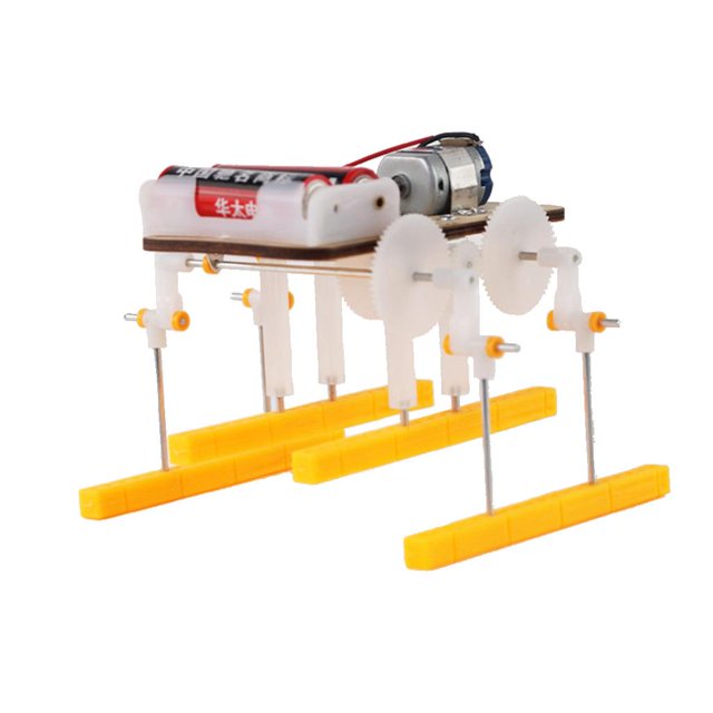 Juguete ensamblado DIY del robot DIY Ensamblado Modelo Juguete Científico de Robot Caminar Eléctrico Juguete Educativo Magideal Juguete ensamblado DIY del robot