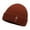 Brown, variant on Winter Thick Knitted Hat For Men And Women Embroidered Design Warm And Breathable Oversized Fit Cold Weather Cap New Ear Hats for Men