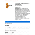 thumbnail image 2 of TPMS Sensor - Compatible with 2001 - 2006 BMW 330Ci 2002 2003 2004 2005, 2 of 2