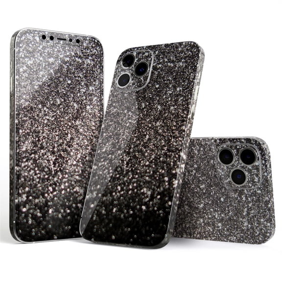 DesignSkinz Black Unfocused Sparkle Full-Body Skin Decal Wrap Cover for iPhone 16