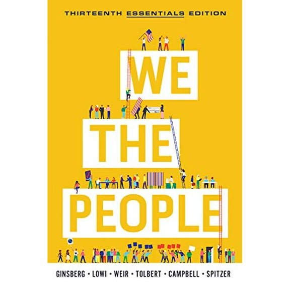 Pre-Owned We the People, 9780393538885, 0393538885, Paperback, Essentials Thirteenth edition