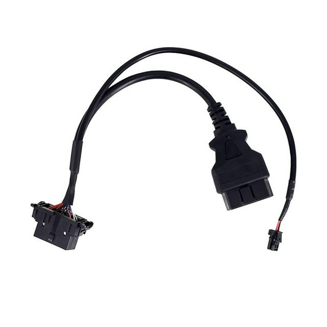 Kenally OBDII Extension Cable Solution For Bypass Connector Diagnostics OBDII Cable OBD Your Adapter Extension Bypass Black Type2 NO2