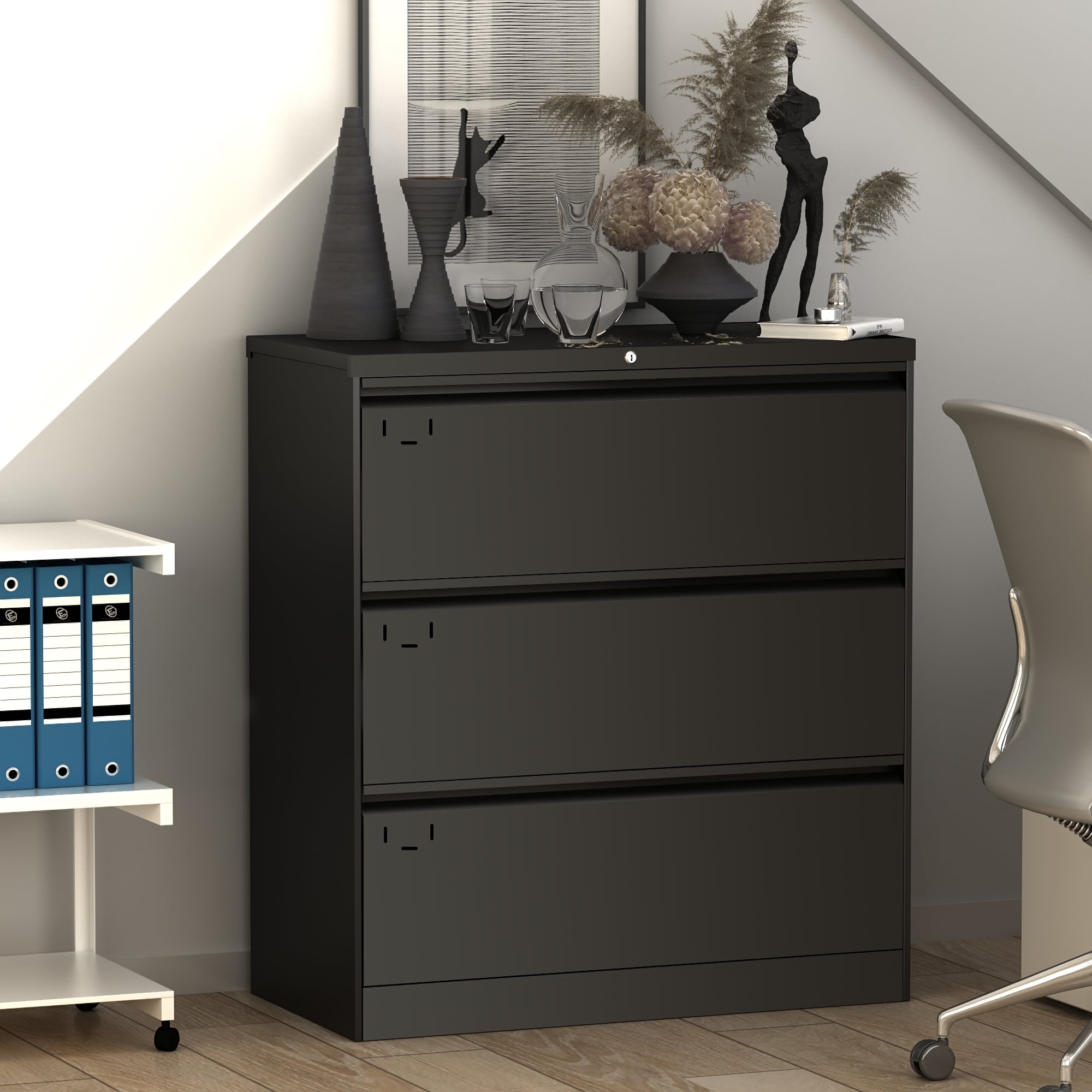 Office Table With File Cabinet - Filing Cabinets