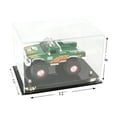 thumbnail image 2 of Versatile Deluxe Clear Acrylic Display Case - Medium Rectangle Box with Gold Risers 12" x 8.25" x 8" (A004-GR), 2 of 10