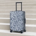 thumbnail image 6 of Fuzoiu Paisley4 Print Suitcase Cover,Washable Luggage Covers for Suitcase,Elastic Luggage Protector Cover,Scratch Resistant Travel Suitcase Covers-Medium, 6 of 7